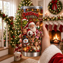 Load image into Gallery viewer, Bring Holiday Cheer with Our Personalized Christmas Classics Tumbler - Perfect Gifts for Family and Friends
