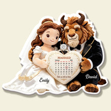 Load image into Gallery viewer, Cherish Every Moment with Your Fairytale Couple Pillow - Personalized Gifts for Couple Anniversary Pillow PopCulturePrints
