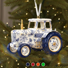 Load image into Gallery viewer, &quot;Celebrate the Spirit of Farming - Personalized Christmas Ornament for Farmers&quot; Ornament PopCulturePrints
