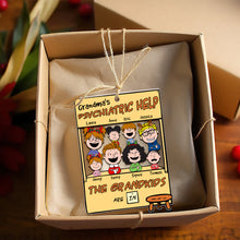 Load image into Gallery viewer, Personalized Christmas Ornament for Grandma – Grandkids Are In Ornament PopCulturePrints
