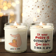 Load image into Gallery viewer, Personalized Couple Scented Candle - Playful Intimacy Scented Candle PopCulturePrints
