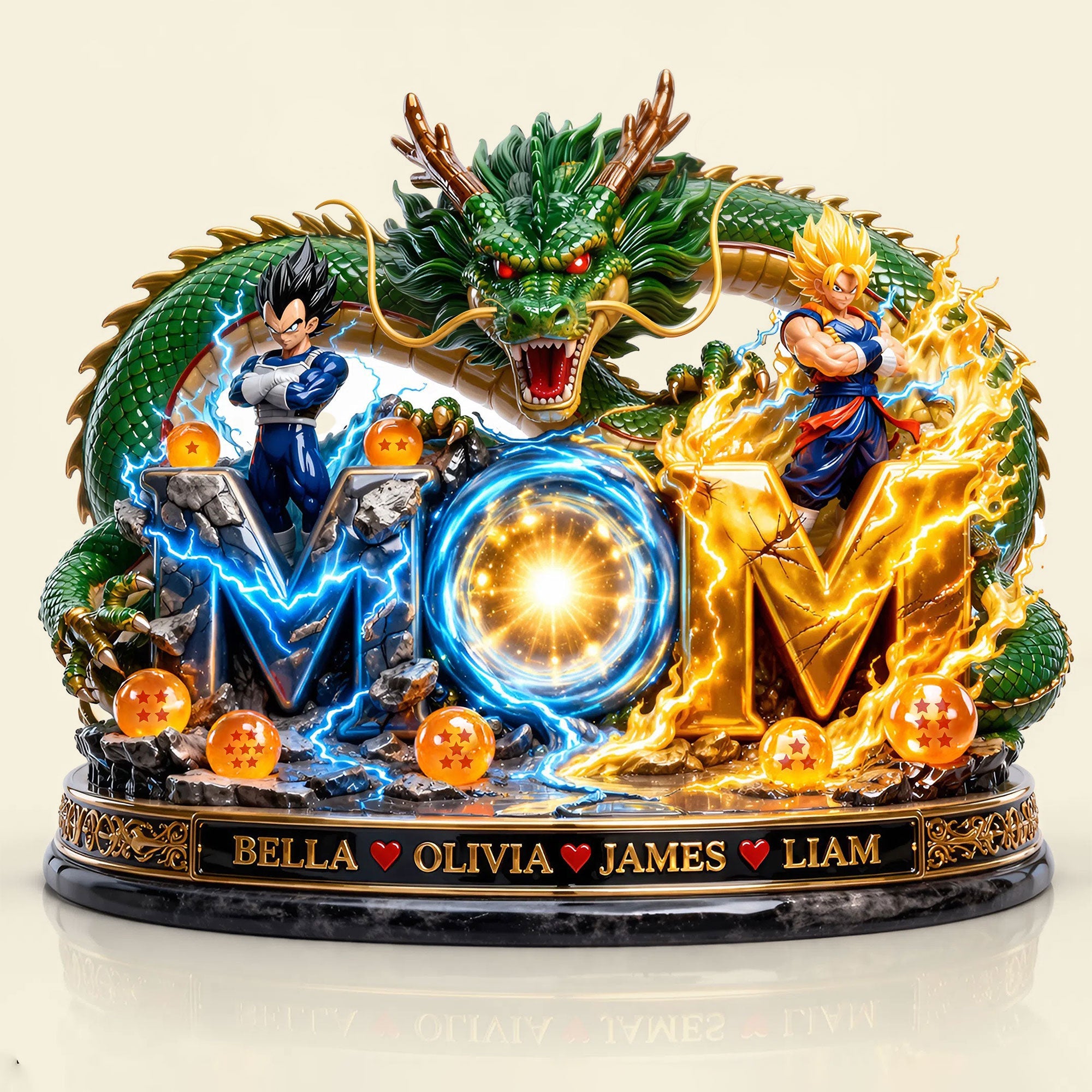 Celebrate Mom with Love - Ultimate Warrior Acrylic Plaque - Personalized Gifts for Mom Shaped Plaques PopCulturePrints
