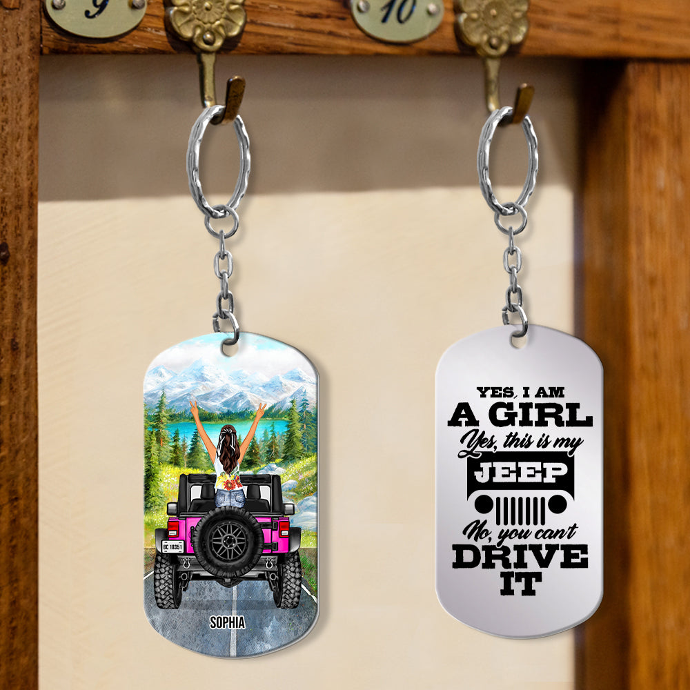 Personalized Jeep Lover Keychain Set - Fun and Stylish Designs