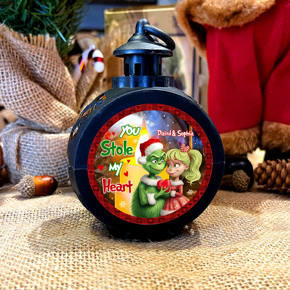 Personalized Romantic Christmas Ornament for Couples - Unique Valentine's Day Gifts Ornament PopCulturePrints