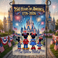 Load image into Gallery viewer, Patriotic Family Garden Flag - Personalized Gifts For Family 04TYDT030626 Garden Flag PopCulturePrints
