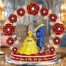 Load image into Gallery viewer, You &amp; Me, We Got This - Personalized Cartoon Couple Plaque for Couples Shaped Plaques PopCulturePrints
