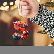 Load image into Gallery viewer, Personalized Movie Lover Christmas Ornaments - Custom Alphabet Letters Ornament PopCulturePrints
