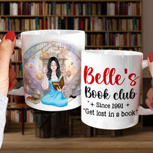 Load image into Gallery viewer, Personalized &#39;Get Lost in a Book&#39; Coffee Mug for Book Lovers Coffee Mug PopCulturePrints
