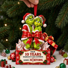 Load image into Gallery viewer, Love Tied with a Bow: Personalize Your Couple Ornament for Christmas Ornament PopCulturePrints
