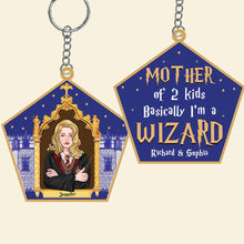 Load image into Gallery viewer, Personalized Wizard-Themed Keychain for Mothers
