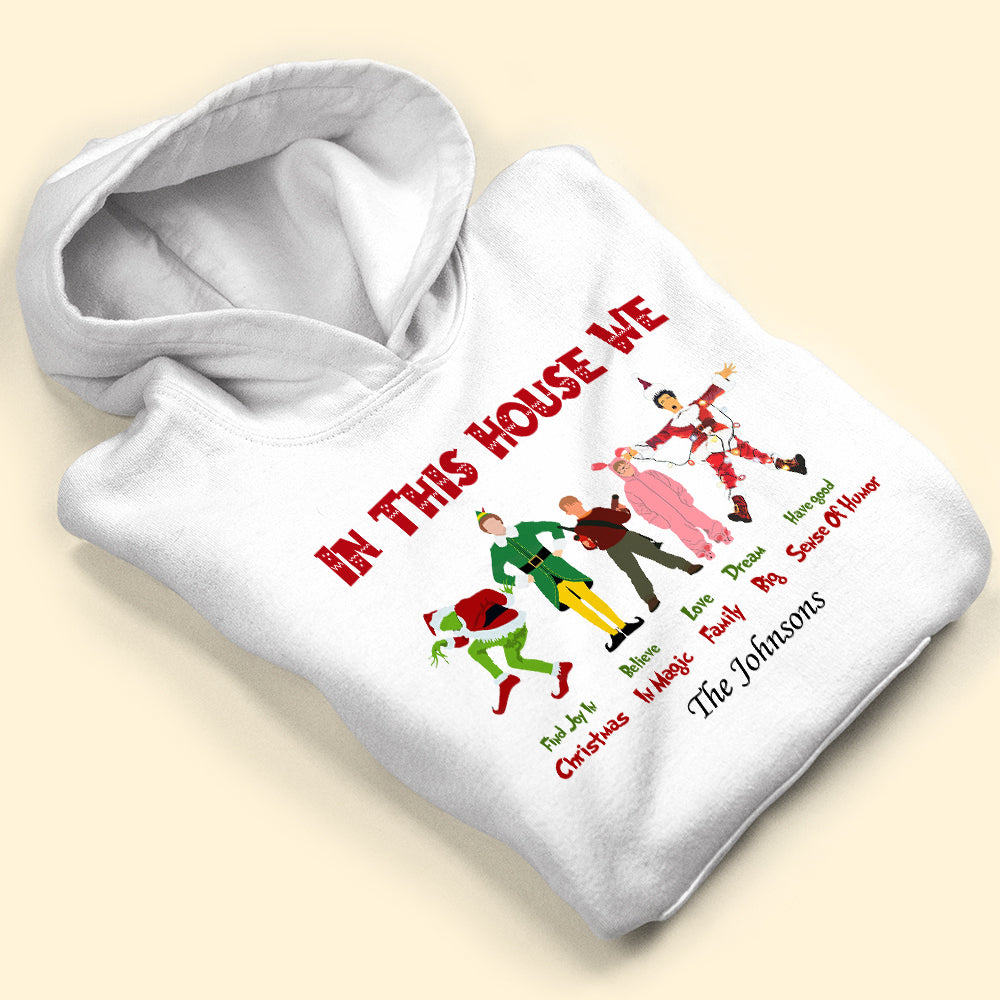 Personalized Christmas Movie Family Shirt