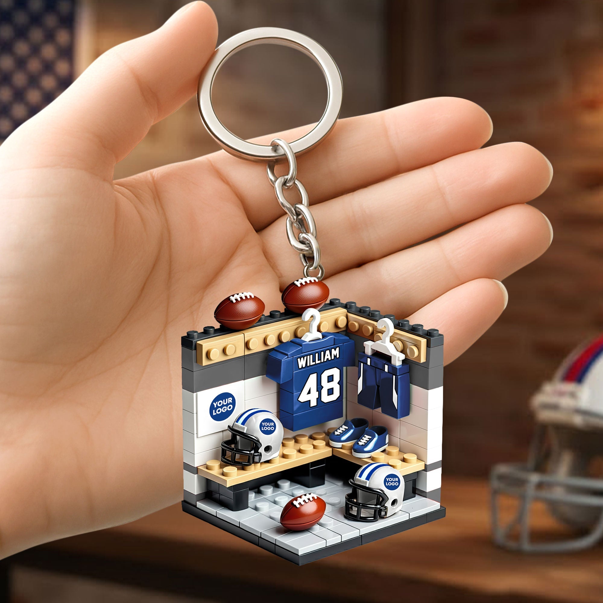 Sport Lover Keychain - A Personalized Touch for Sports Fans Keychains PopCulturePrints