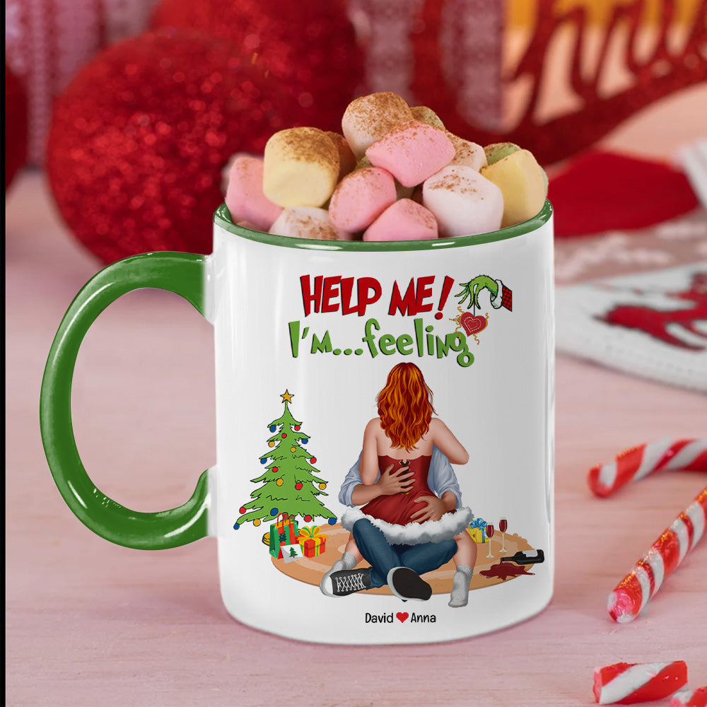 Naughty Couple Personalized Holiday Mug