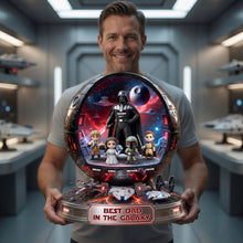 Load image into Gallery viewer, “Best Dad In The Galaxy” - Personalized Acrylic Plaque - Unique Gift for Dads and Grandpas Shaped Plaques PopCulturePrints
