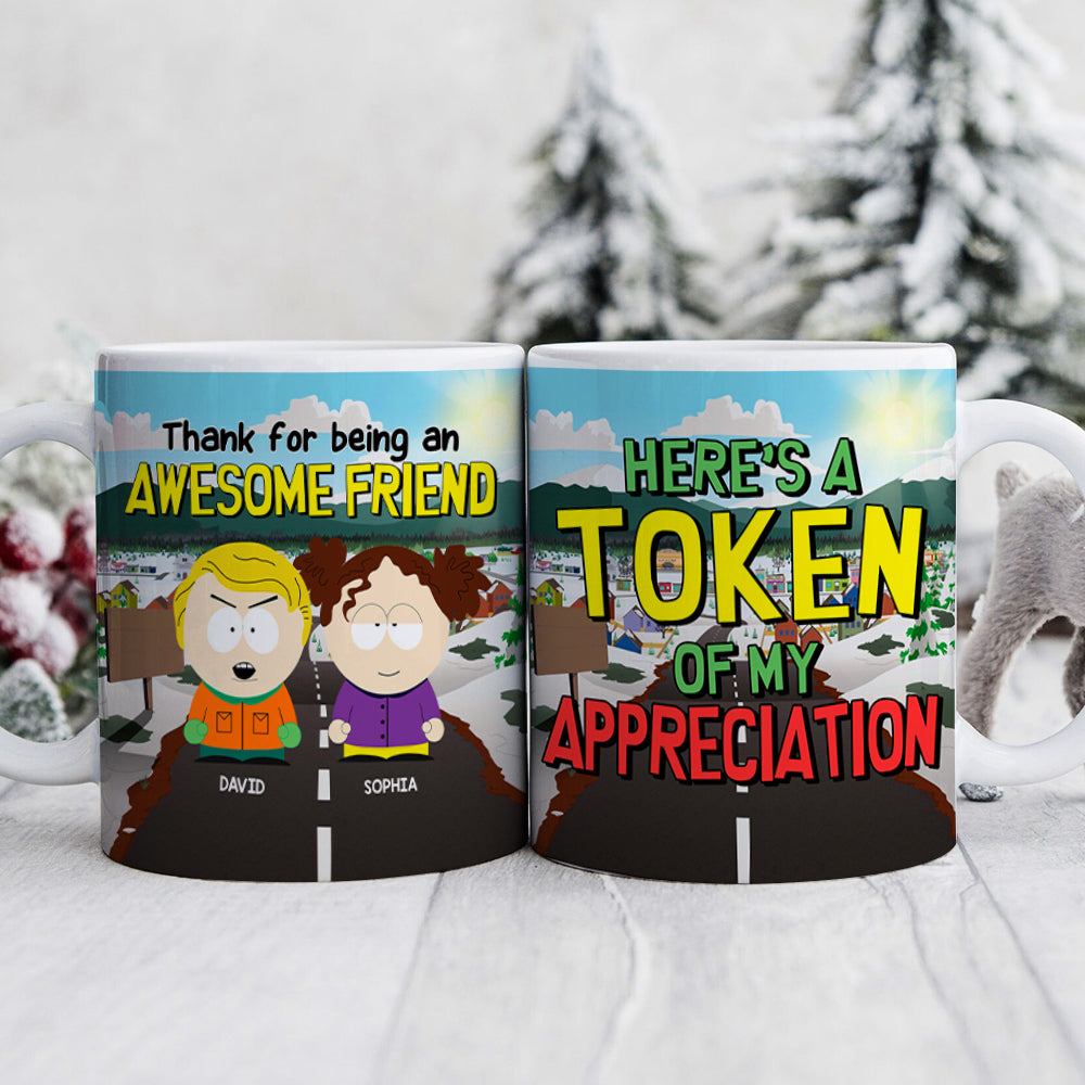 Personalized Awesome Friend Appreciation Coffee Mug