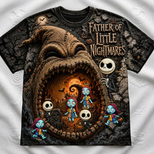 Load image into Gallery viewer, Embrace the Spookiness - Fathers Of Little Horrors Shirt - Personalized Gift for Dad AOP Products PopCulturePrints
