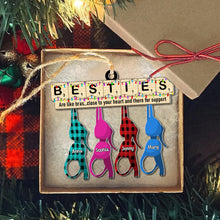 Load image into Gallery viewer, Personalized Best Friends Christmas Ornament - Fun &amp; Unique Gift Ornament PopCulturePrints
