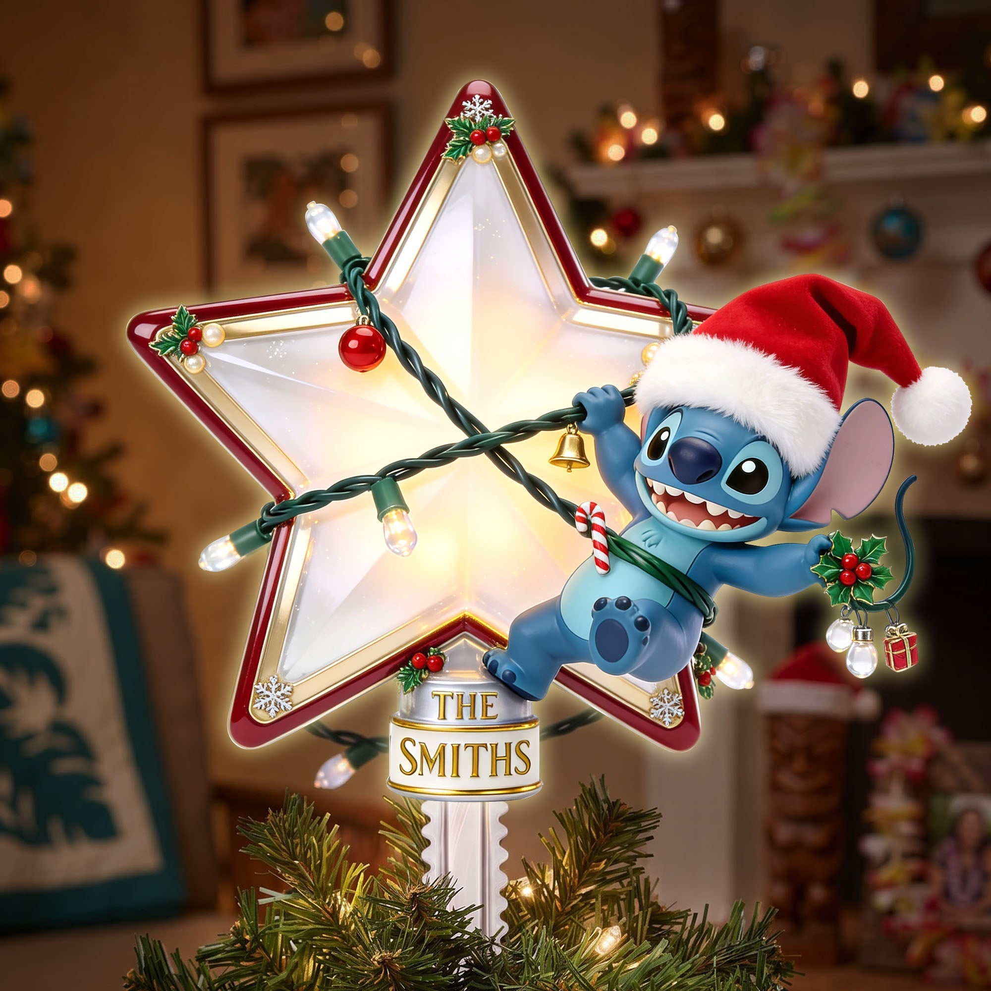 Mischievous Tree Topper - Personalized Holiday Decor