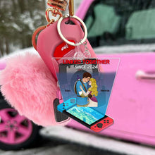 Load image into Gallery viewer, Linked Together Personalized Couple Keychain | Unique Valentine&#39;s Day Gifts Keychains PopCulturePrints
