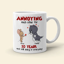 Load image into Gallery viewer, Anniversary Personalized Mug - Custom Couple Gift | Valentine&#39;s Day Gifts | [Store Name] Coffee Mug PopCulturePrints
