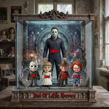 Load image into Gallery viewer, “For the Dad Who Loves a Fright” - Dad Of Little Horrors Acrylic Plaque - Personalized Gift for Dads, Grandpas, and More Shaped Plaques PopCulturePrints
