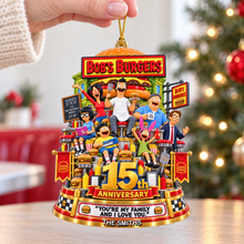 Load image into Gallery viewer, 15th Anniversary Christmas Ornament - Personalized Gift for Family and Friends Ornament PopCulturePrints
