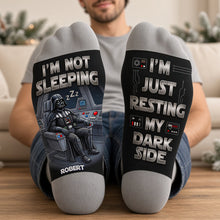 Load image into Gallery viewer, Not Sleeping, Just Resting Socks - Personalized Gift for Film Lovers

