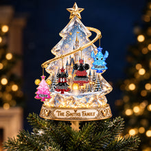 Load image into Gallery viewer, Whimsical Family Tree Topper, Personalized Magical Christmas Gifts 01ohdt070926 Ornament PopCulturePrints
