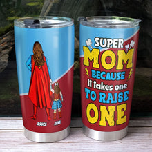 Load image into Gallery viewer, Super Mom Personalized Tumbler - Custom Gift for Mother&#39;s Day Tumbler Cup PopCulturePrints
