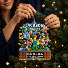 Load image into Gallery viewer, Unlock Infinite Adventures - Personalized Christmas Ornament
