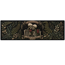 Load image into Gallery viewer, Eternal Love Skeleton Couple Quilted Table Runner - Personalized Gifts For Couples Quilted Table Runner PopCulturePrints
