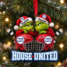 Load image into Gallery viewer, House Divided Mischievous Sport Duo Christmas Ornament - Personalized Gifts For Couple 02hulu081026 Ornament PopCulturePrints
