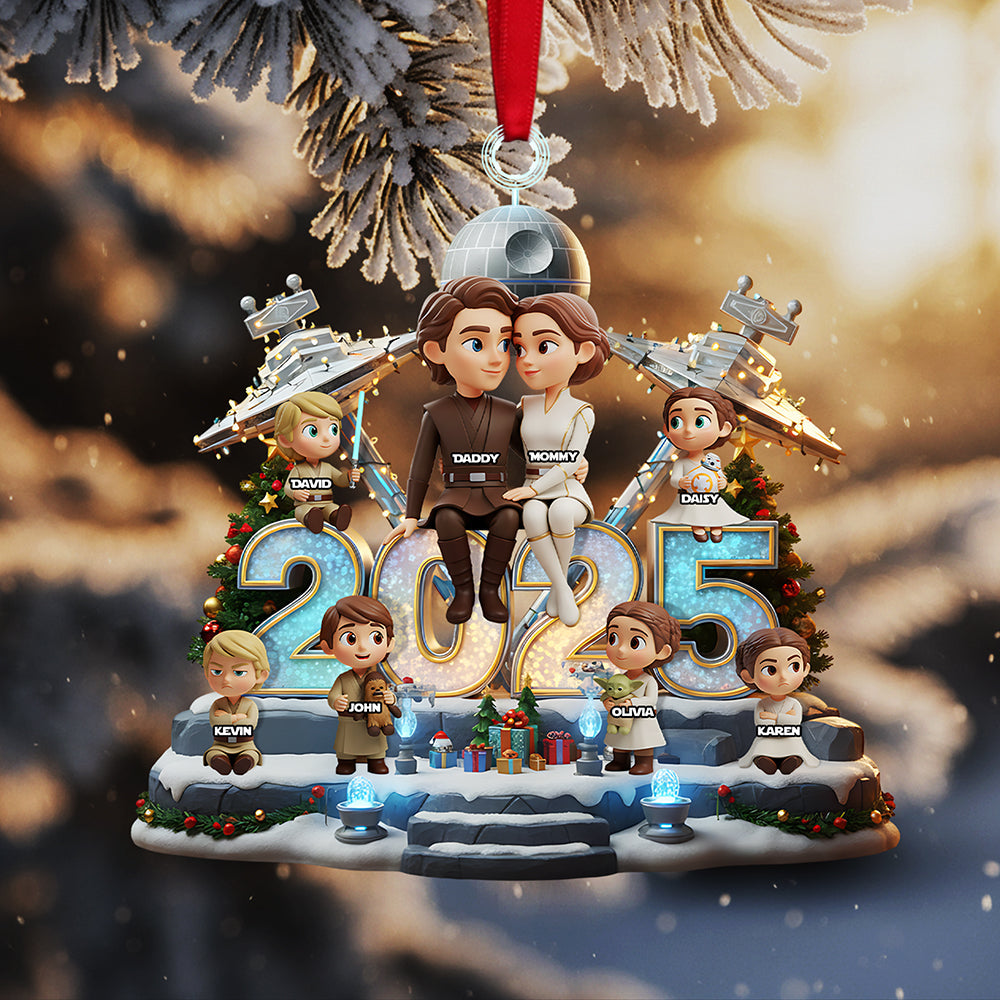 Celebrate Family Moments with Custom Shape Acrylic Ornament - Personalized Gifts for Loved Ones Ornament PopCulturePrints