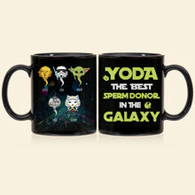 Load image into Gallery viewer, Personalized Galaxy-Themed Dad Coffee Mug Coffee Mug PopCulturePrints
