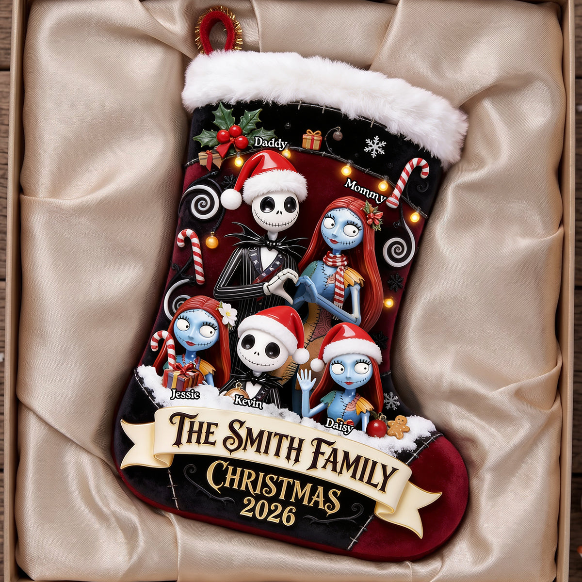 Spooky Christmas Ornament - Personalized Family Gift for Every Celebration
