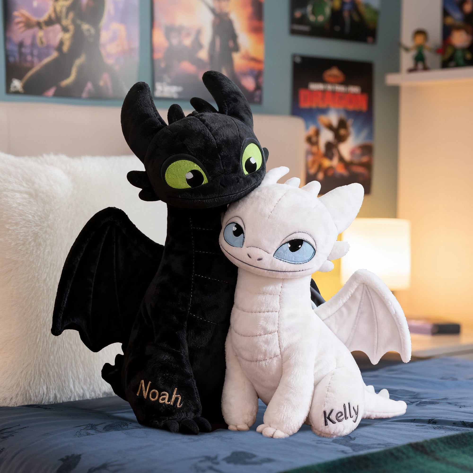 "Embrace Your Fantasy - Personalized Fantasy Couple Custom Shape Pillow for Couples" Pillow PopCulturePrints