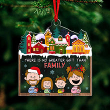 Load image into Gallery viewer, Personalized Family Christmas Ornament - Cartoon Design
