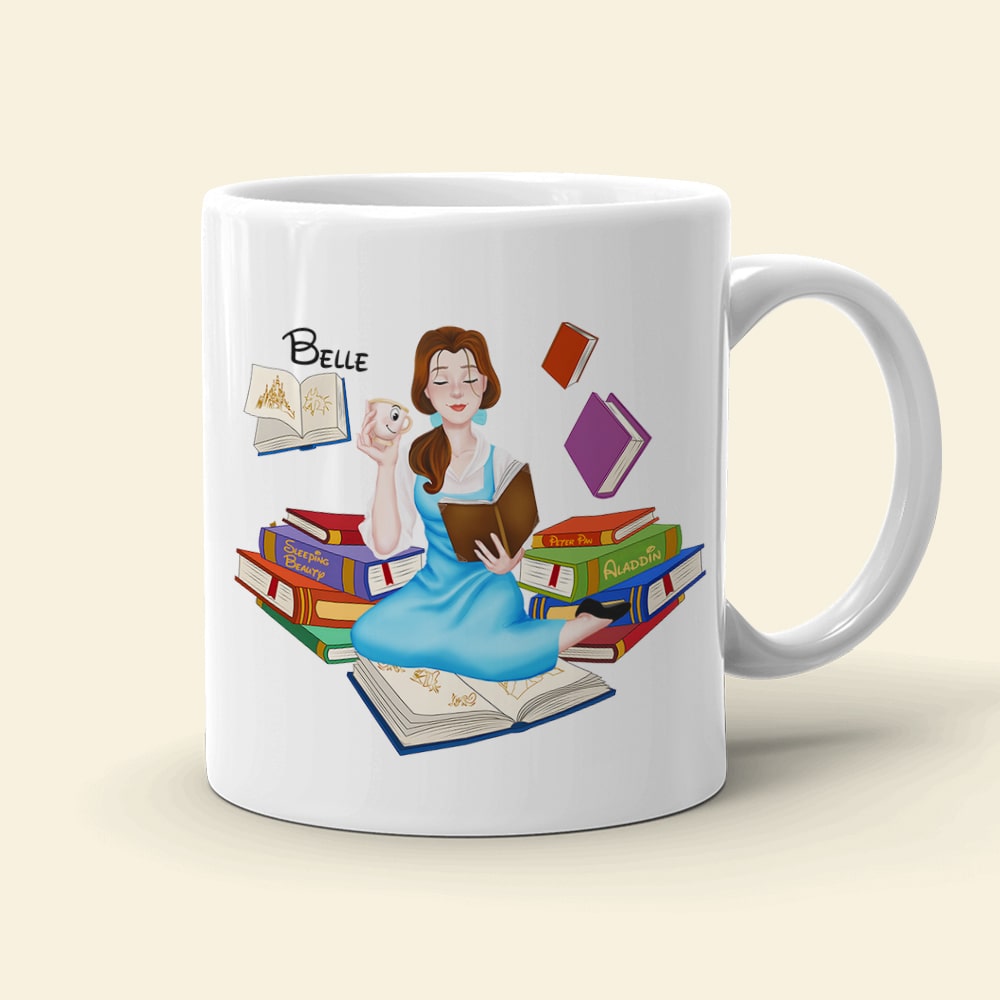 Personalized Book Lover Mug - Custom Coffee Mug for Readers Coffee Mug PopCulturePrints