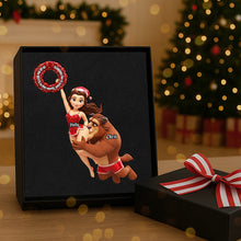Load image into Gallery viewer, Celebrate Love with a Twist - Personalized Naughty Couple Acrylic Ornament Ornament PopCulturePrints
