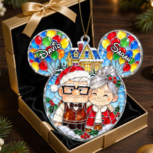 Load image into Gallery viewer, Dreamy Adventure Couple Ornament - Personalized Christmas Gift For Couples 06OHDT050926 Ornament PopCulturePrints
