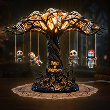 Load image into Gallery viewer, "Illuminate their Night with a Touch of Gothic Charm" - Gothic Tree Acrylic Light Box, Personalized Gift for Dad, Grandpa and More Light Box PopCulturePrints
