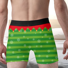Load image into Gallery viewer, Custom Funny Elf Boxers for Men - Personalized Gift Boxer Briefs PopCulturePrints
