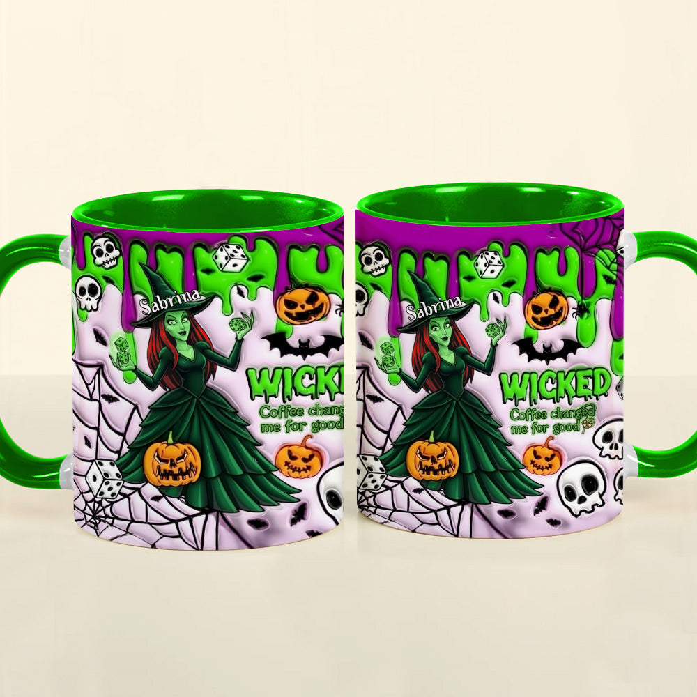 Wicked Spooky Spellcaster Coffee Mug - Personalized Gifts for Horror Lovers Coffee Mug PopCulturePrints