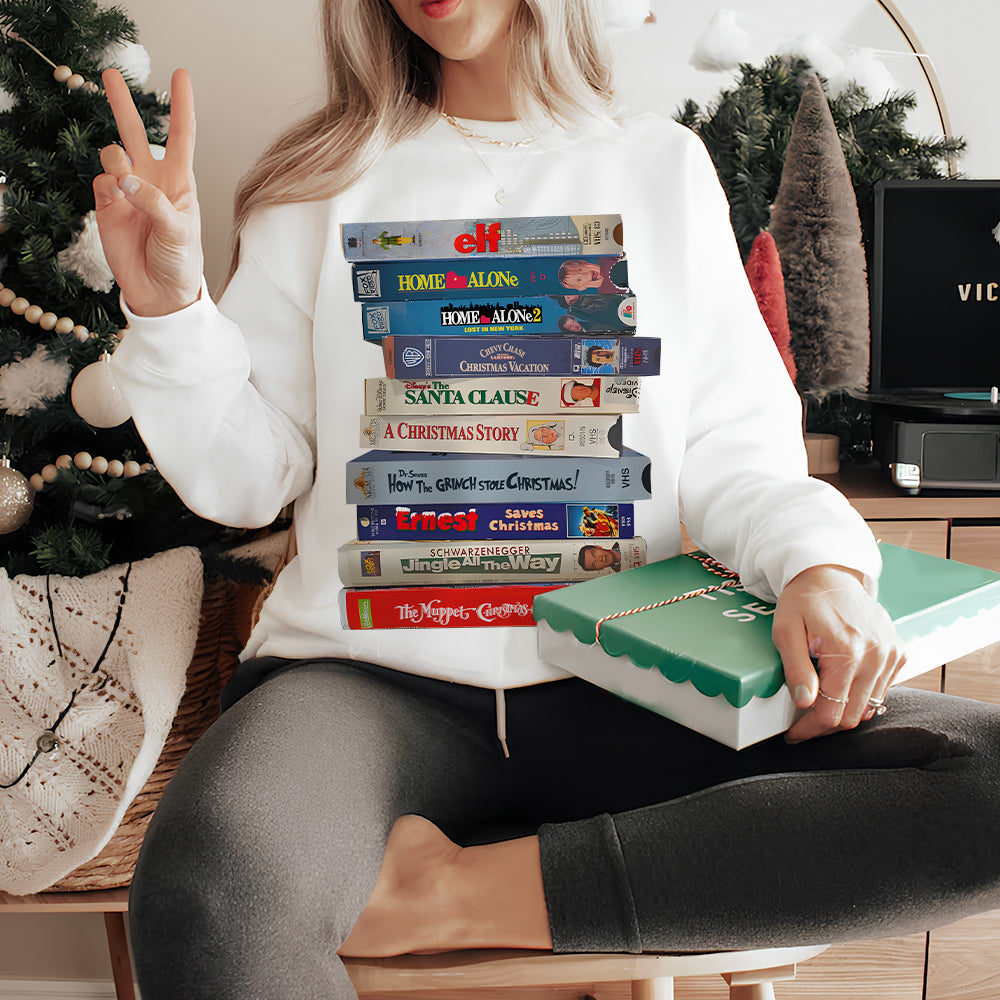 Festive Movie Lover's Christmas Sweatshirt