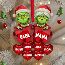 Load image into Gallery viewer, Love from Grandkids - Personalized Christmas Ornament for Grandparents Ornament PopCulturePrints

