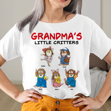 Load image into Gallery viewer, Mommy&#39;s Little Critters - Personalized T-Shirt for Mom, Cute Gift for Mother&#39;s Day and Grandma Shirts PopCulturePrints

