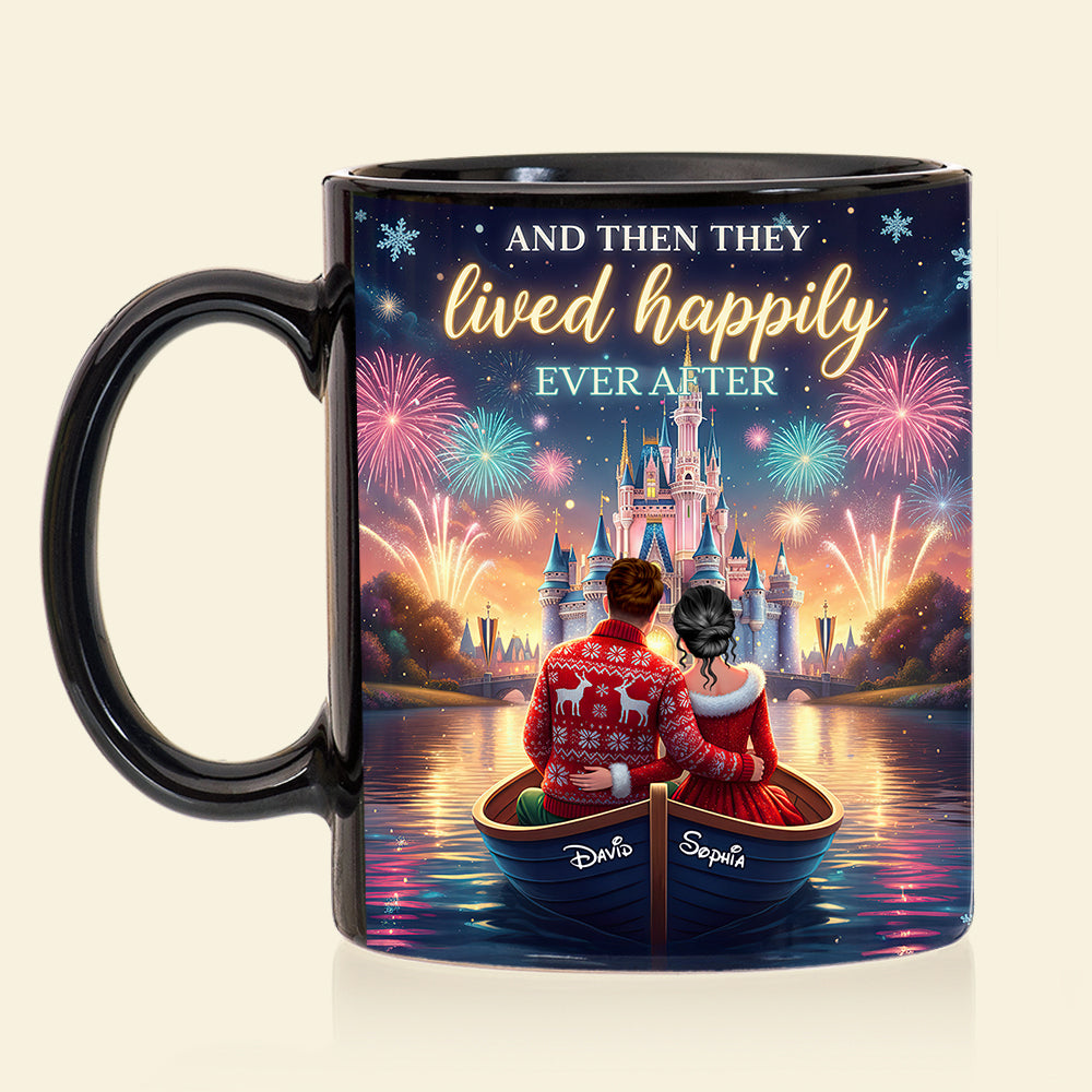 And Then They Lived Happily - Personalized Couple Mug for Special Memories Coffee Mug PopCulturePrints
