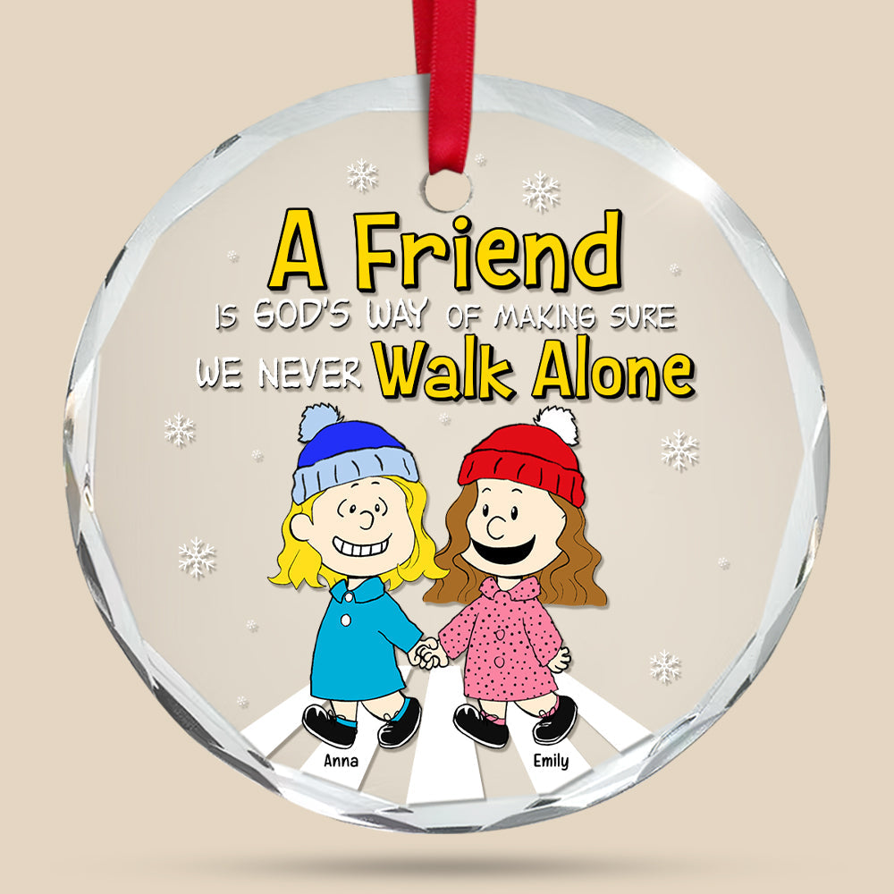 Personalized Cartoon Friends Christmas Ornament