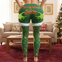 Load image into Gallery viewer, Naughty Couple Hands Leggings - Personalized Gifts for Her Shorts and Pants PopCulturePrints

