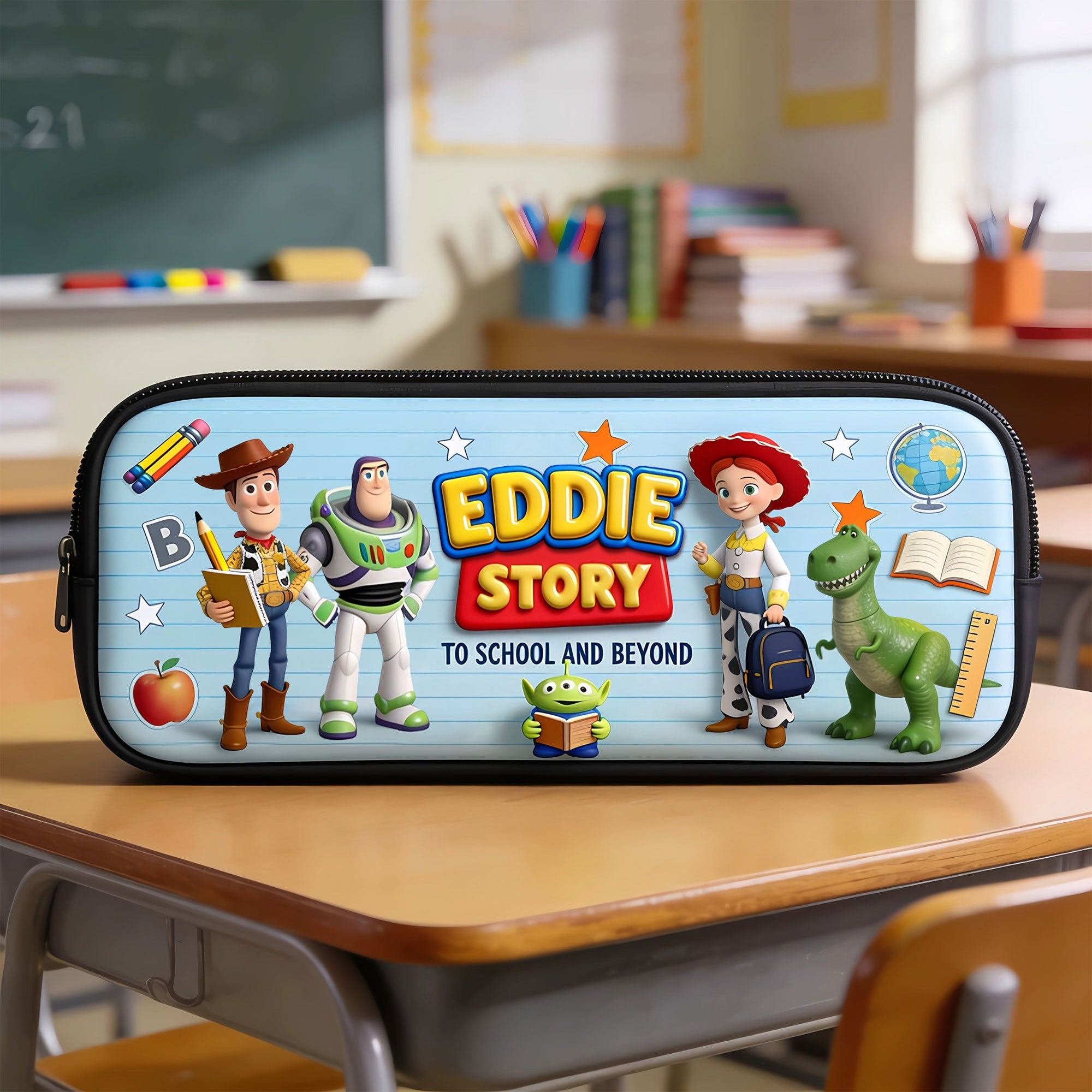Friend's Adventure Pencil Case – Personalized Gifts For Kids 03pgti100726 Pencil Case PopCulturePrints